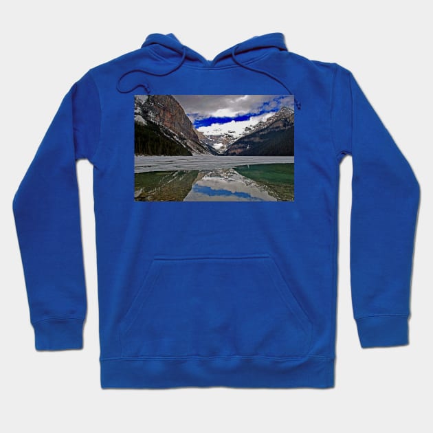 Lake Louise Victoria Glacier Banff National Park Alberta Canada Hoodie by AndyEvansPhotos